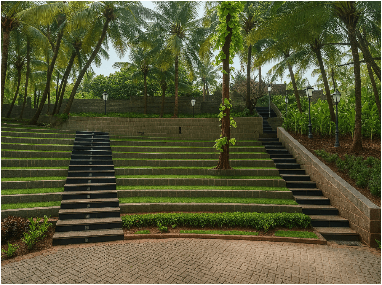 THE LANDSCAPING AT BANDRA FORT
